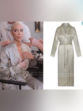 Skims Satin Robe - L/XL - worn only a few times